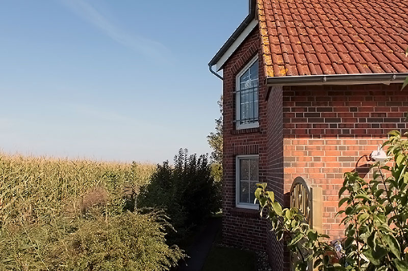 Ferienhaus Deichblick Außenansicht